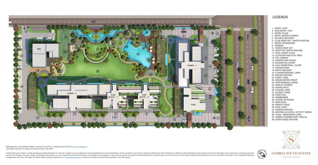 True Habitat Luxe Residency 112 Location Map