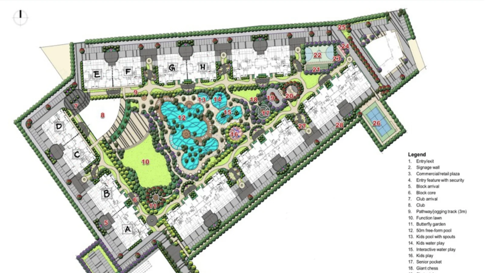 True Habitat Luxe Residency 112 Location Map