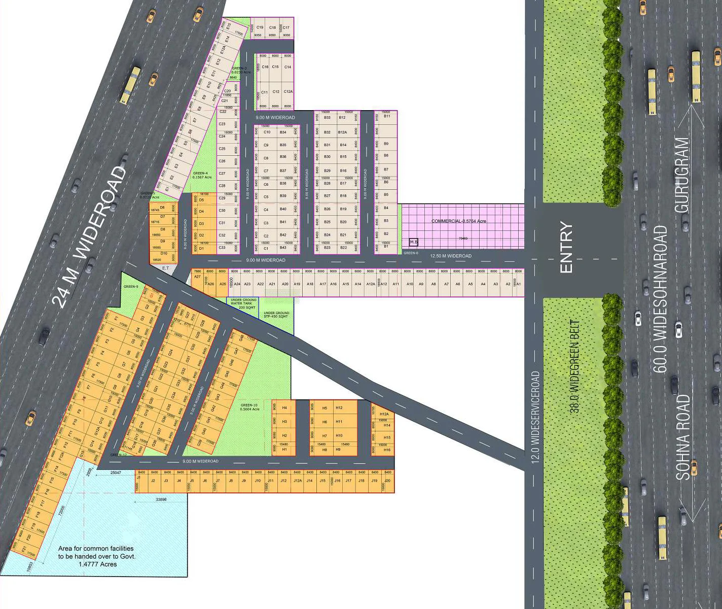 4S Aster Avenue Location Map