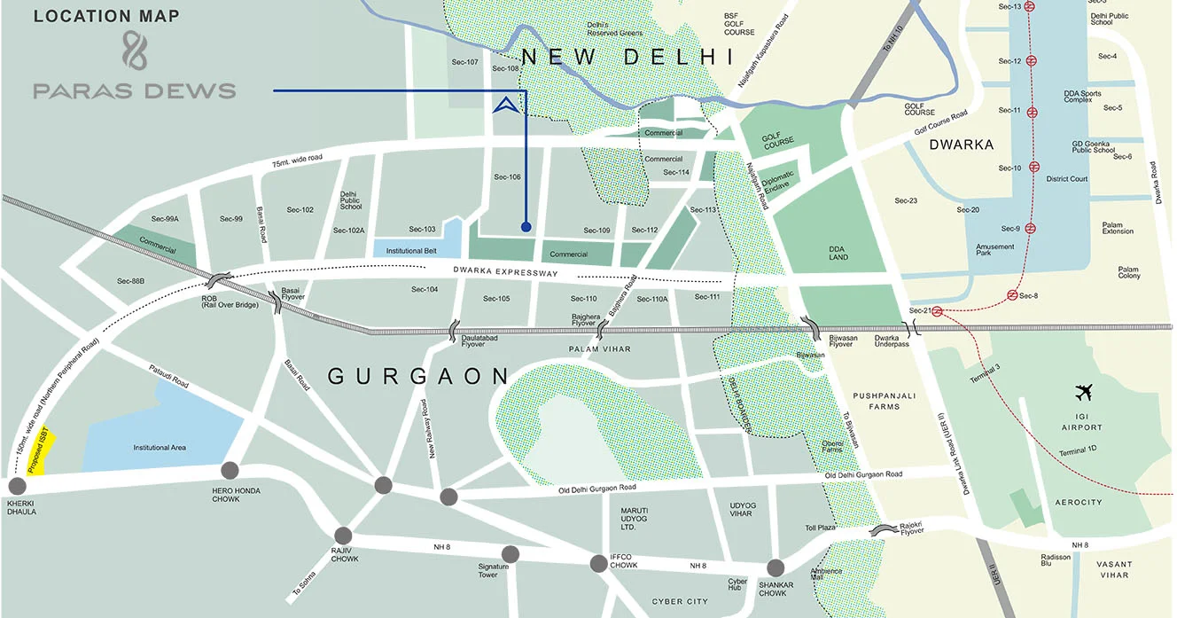 Paras Quartier Site Plan