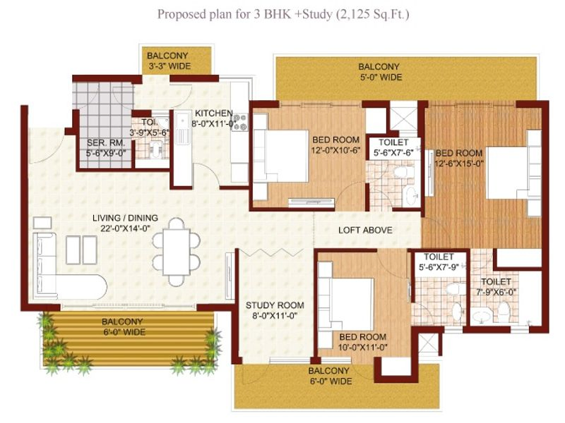 Krrish Florence Estate Floor Plan