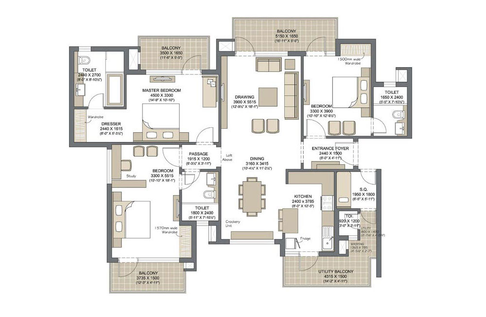 Microtek Greenburg Floor Plan