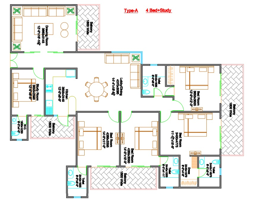 Antriksh Zeal Floor Plan