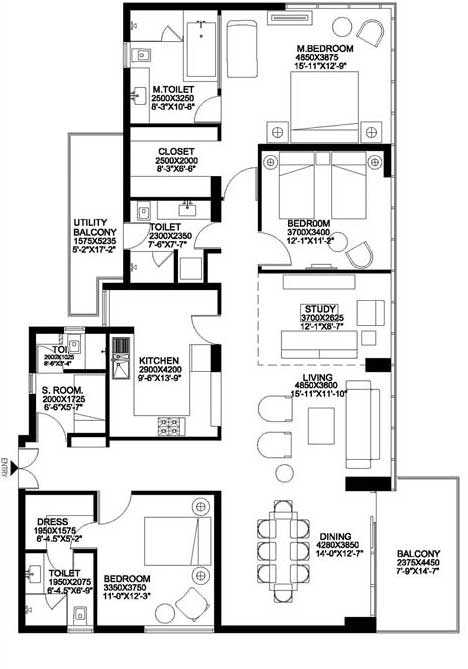 IREO Grand Arch Floor Plan