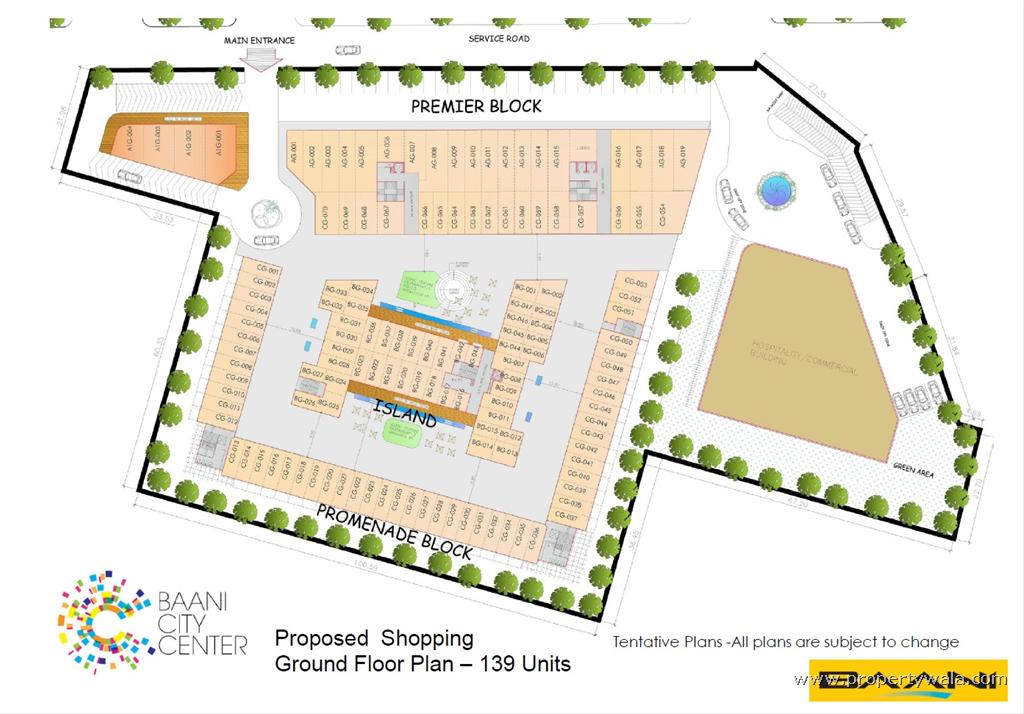 Baani City Center Site Plan