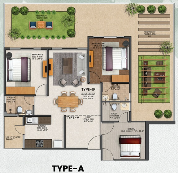 JMS Silver Living Floor Plan